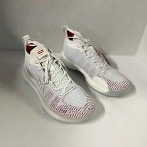 LI-NING Yu Shuai 13 'White Cinnabar Red Professional Basketball Shoes